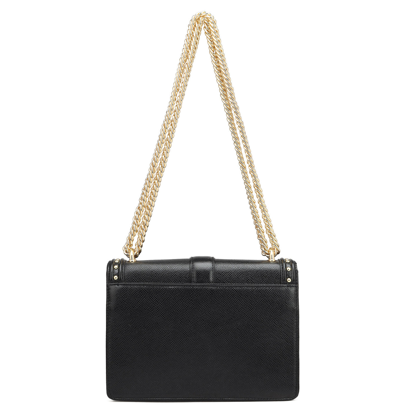 Small Franzy Leather Sling - Black