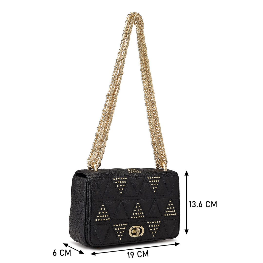Online Exclusive Quilting Double Chain Bag (S)