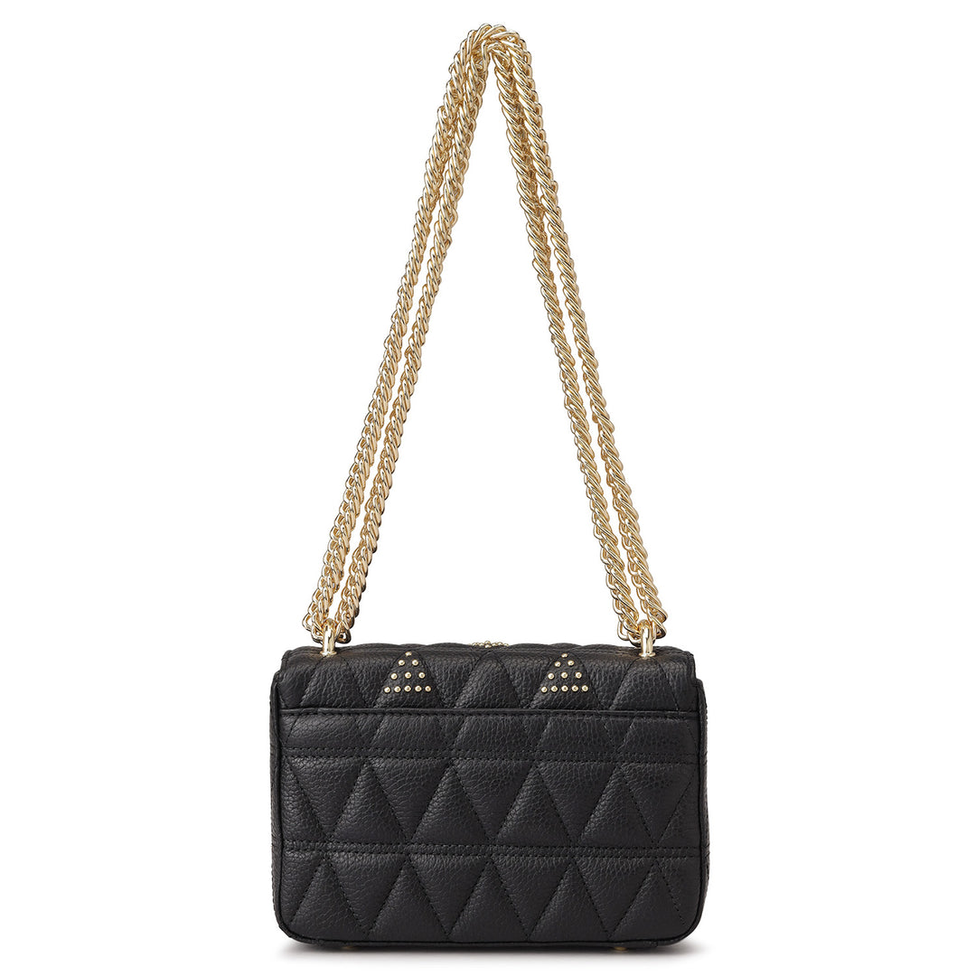 Online Exclusive Quilting Double Chain Bag (S)
