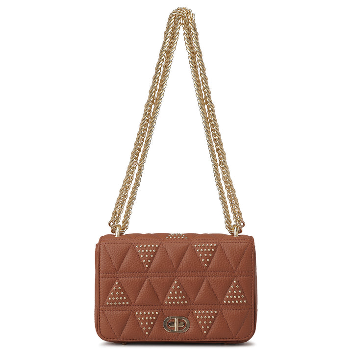 Online Exclusive Quilting Double Chain Bag (S)