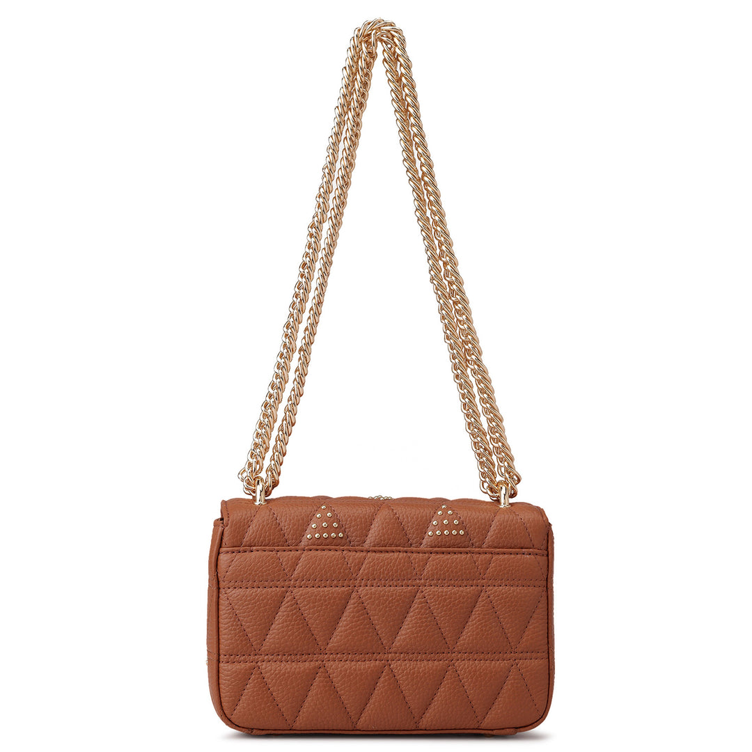 Online Exclusive Quilting Double Chain Bag (S)