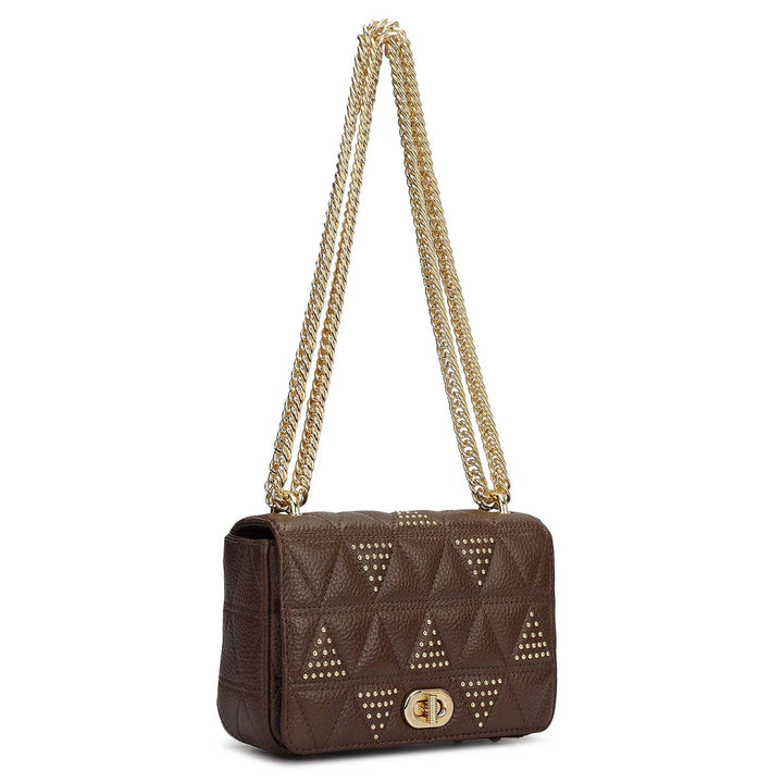 Online Exclusive Quilting Double Chain Bag (S)