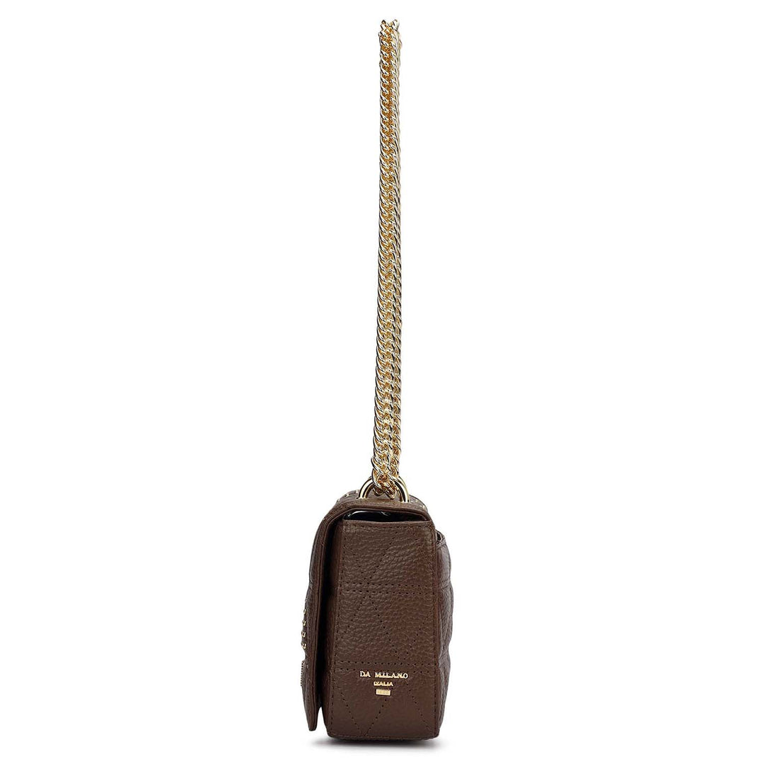 Online Exclusive Quilting Double Chain Bag (S)