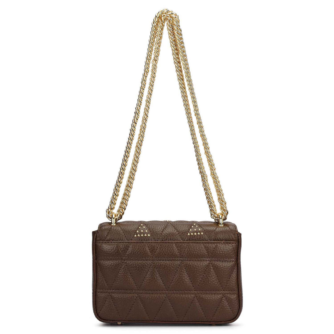 Online Exclusive Quilting Double Chain Bag (S)