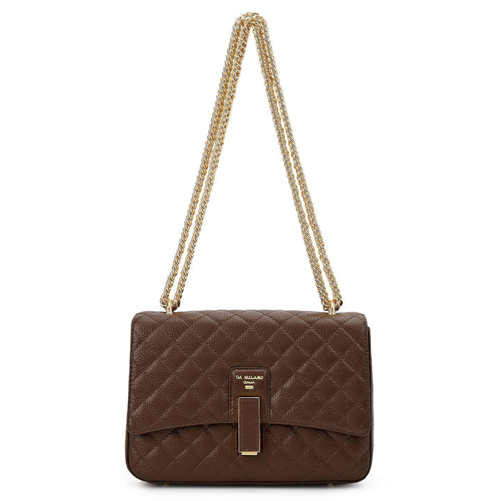 Online Exclusive Quilting Double Chain Bag (S)