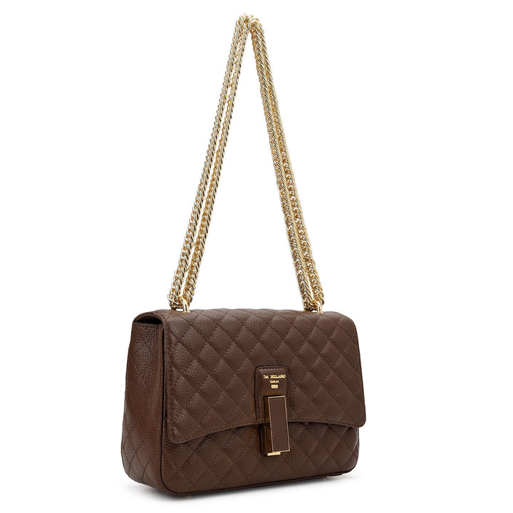 Online Exclusive Quilting Double Chain Bag (S)