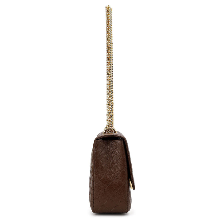 Online Exclusive Quilting Double Chain Bag (S)