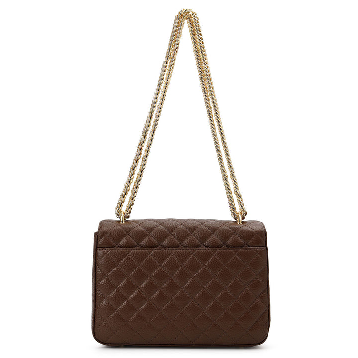 Online Exclusive Quilting Double Chain Bag (S)