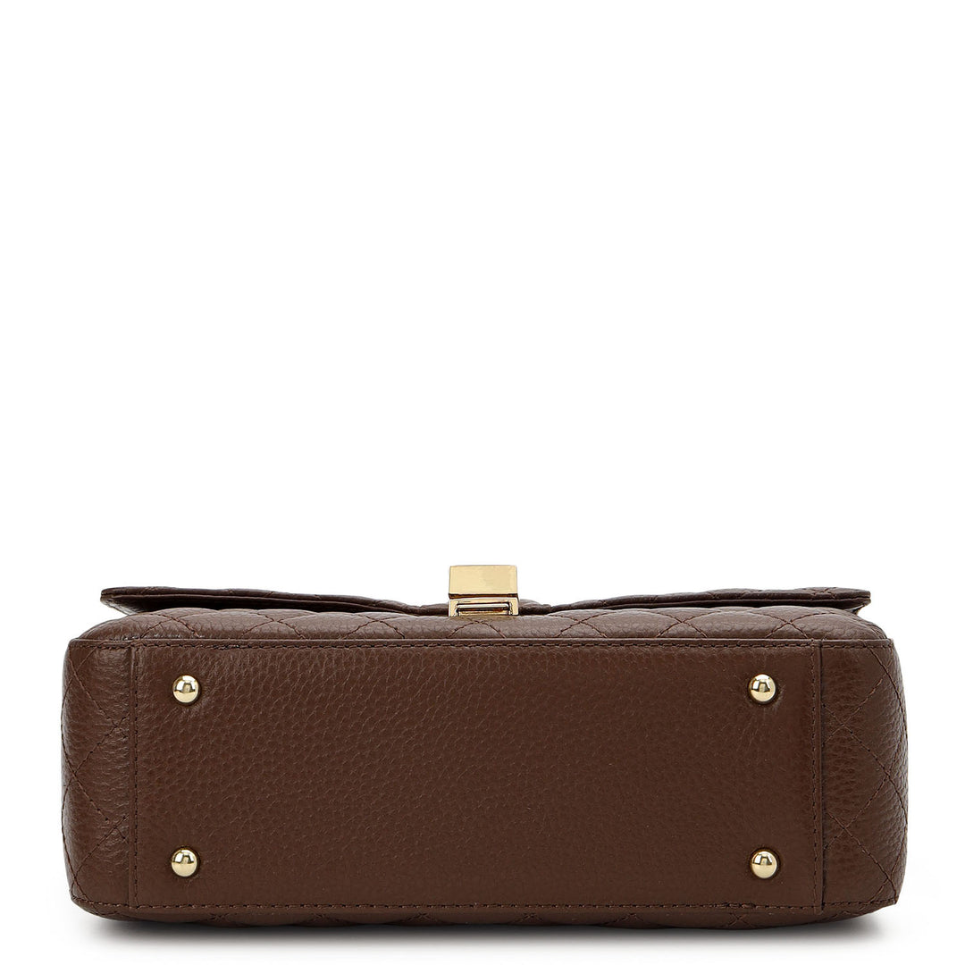 Online Exclusive Quilting Double Chain Bag (S)
