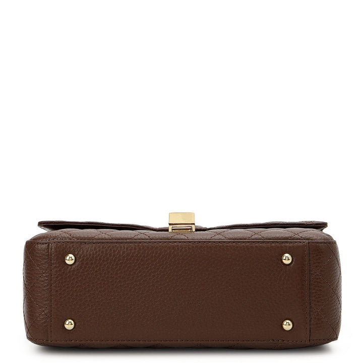 Online Exclusive Quilting Double Chain Bag (S)