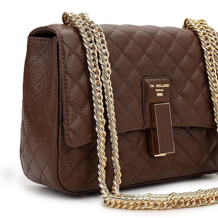 Online Exclusive Quilting Double Chain Bag (S)