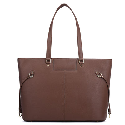 Large Franzy Leather Tote - Date