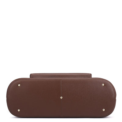 Large Franzy Leather Tote - Date