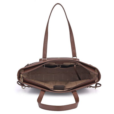 Large Franzy Leather Tote - Date