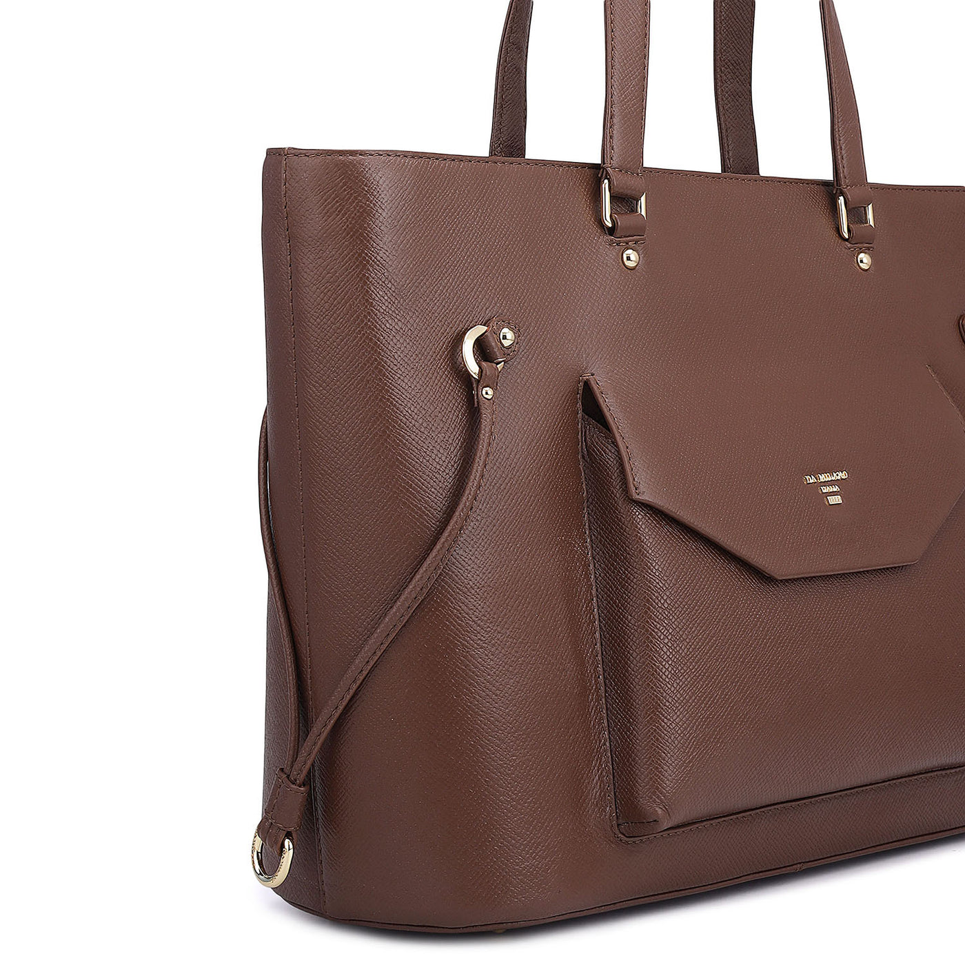 Large Franzy Leather Tote - Date