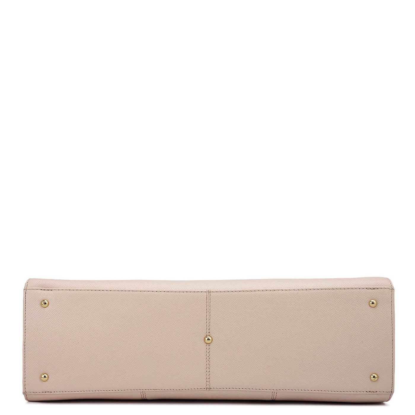 Large Franzy Leather Shoulder Bag - Blush
