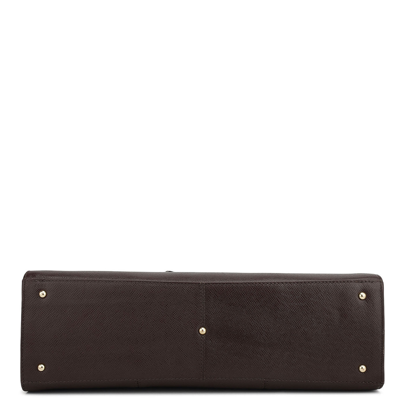 Large Franzy Leather Shoulder Bag - Chocolate