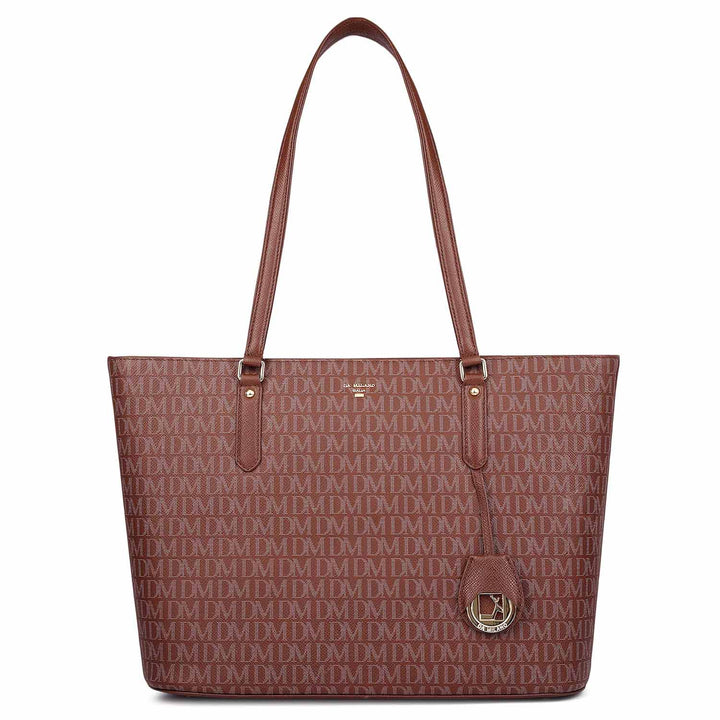 Large Monogram Leather Tote - Date