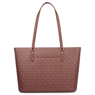 Large Monogram Leather Tote - Date