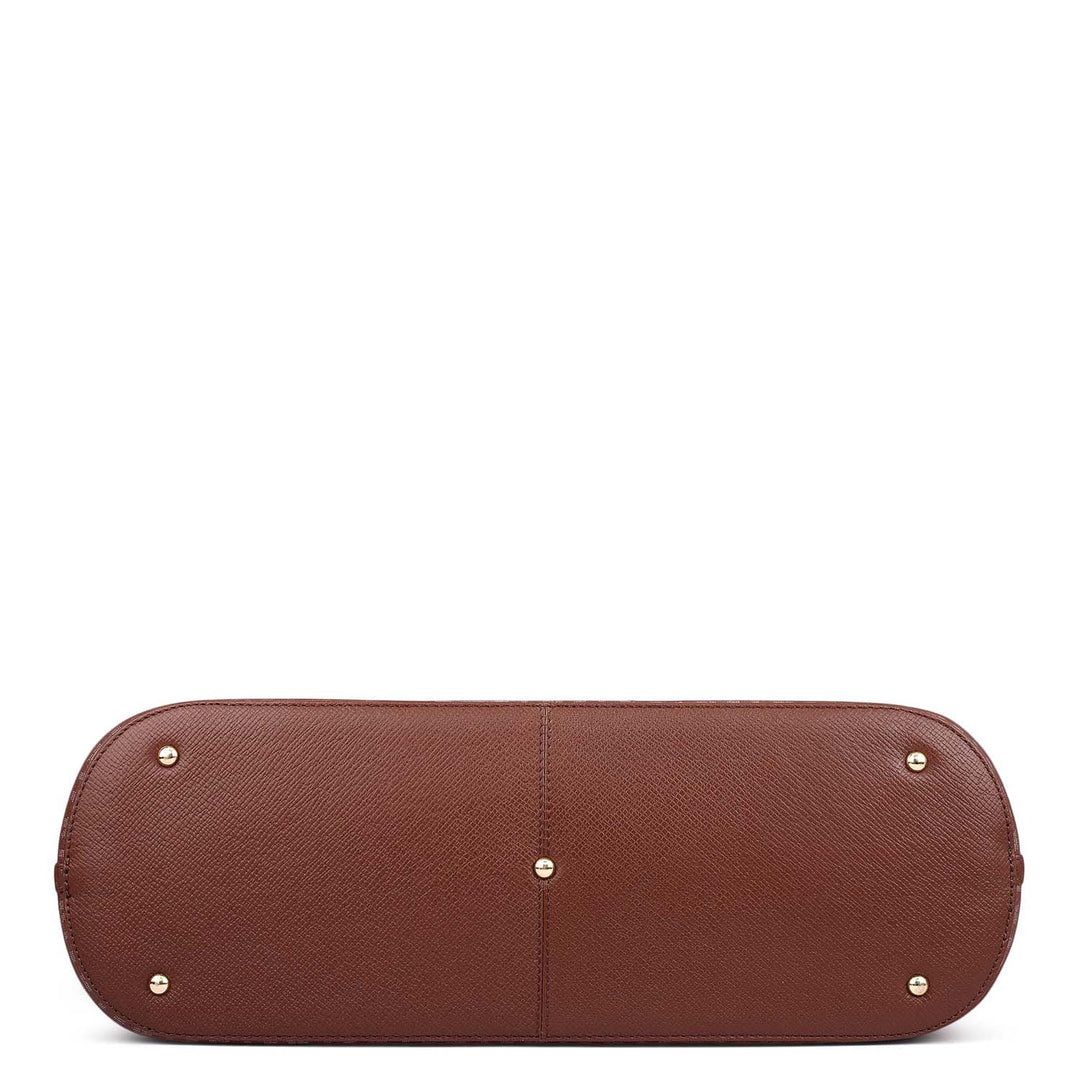 Large Monogram Leather Tote - Date