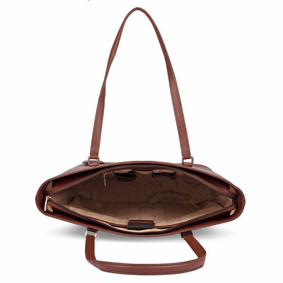 Large Monogram Leather Tote - Date