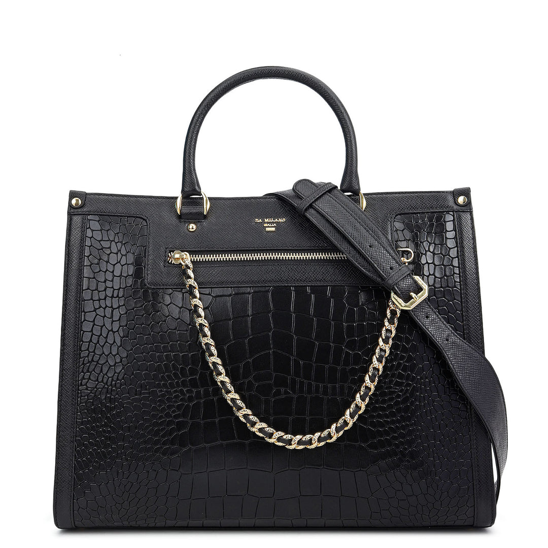 Classic Book Tote (M) - Black