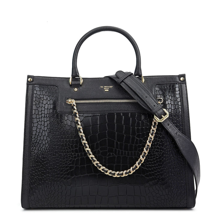 Classic Book Tote (M) - Black
