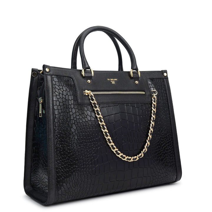 Classic Book Tote (M) - Black