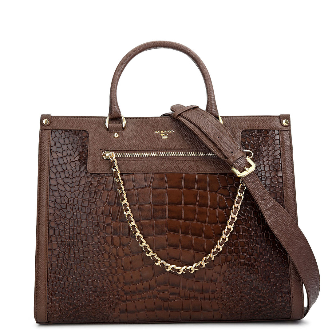 Classic Book Tote (M) - Walnut