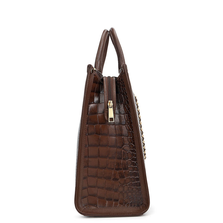 Classic Book Tote (M) - Walnut
