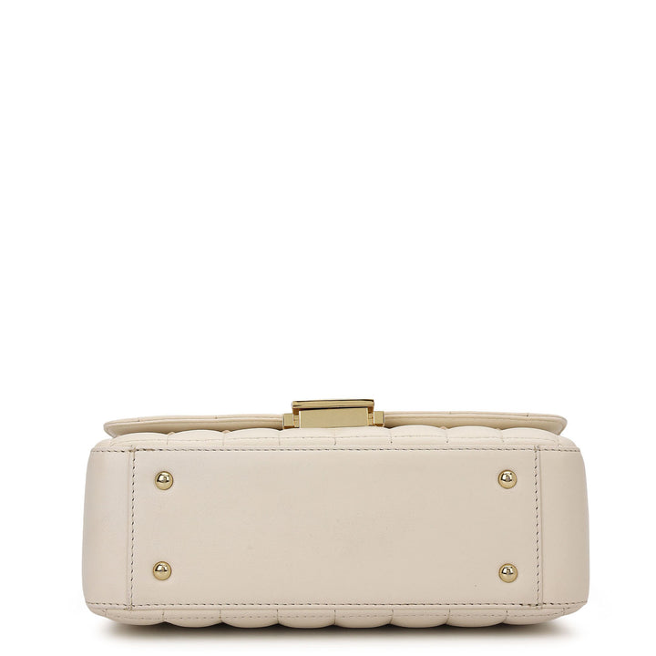 Quilted Double Chain Bag (S) - Marshmallow