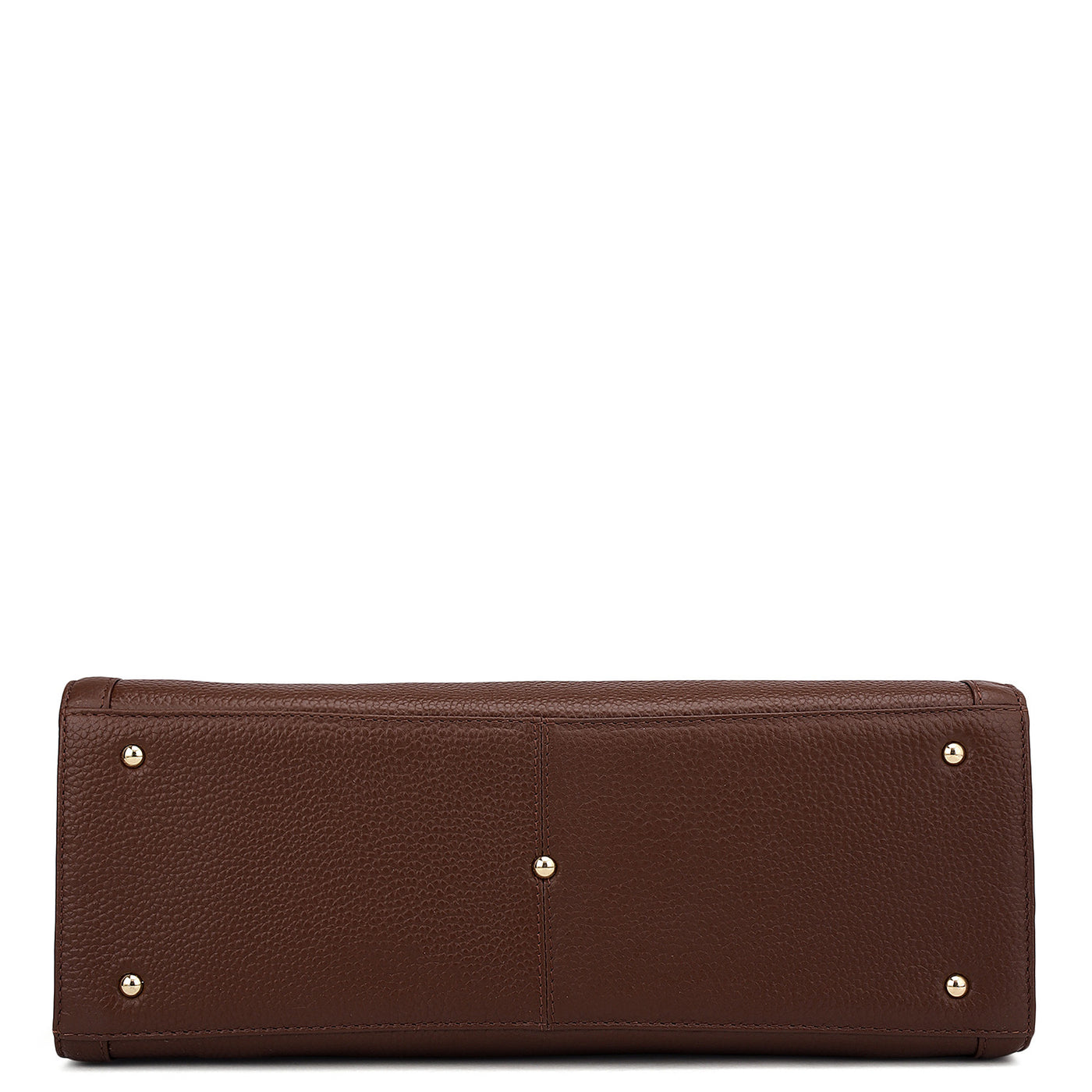 Large Monogram Wax Leather Book Tote - Espresso