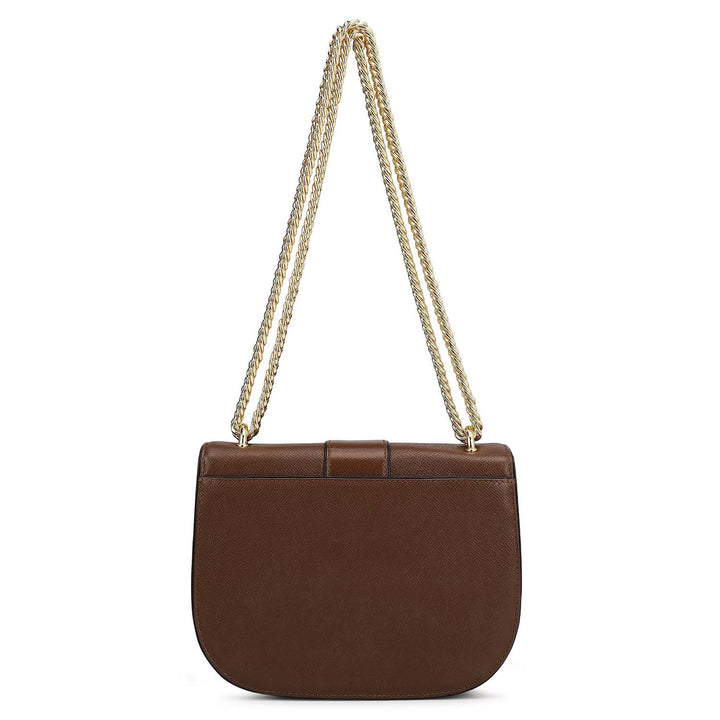 Small Franzy Leather Shoulder Bag - Date