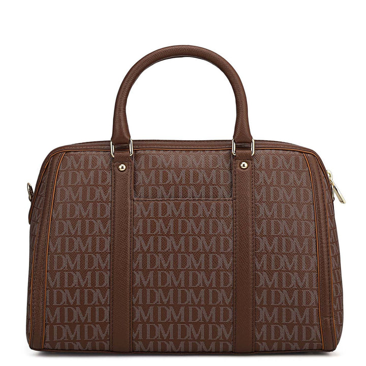 Medium Monogram Leather Satchel - Date