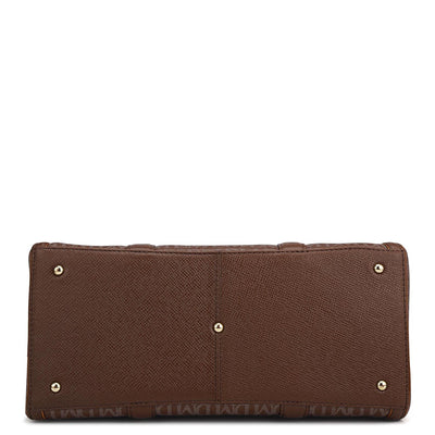 Medium Monogram Leather Satchel - Date