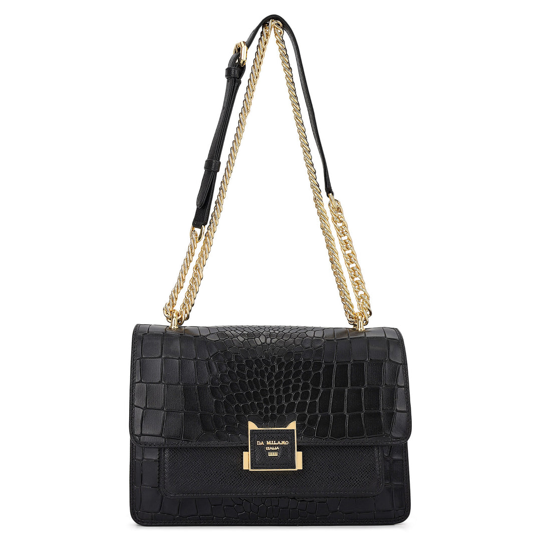 Classic Double Chain Bag (S) - Black
