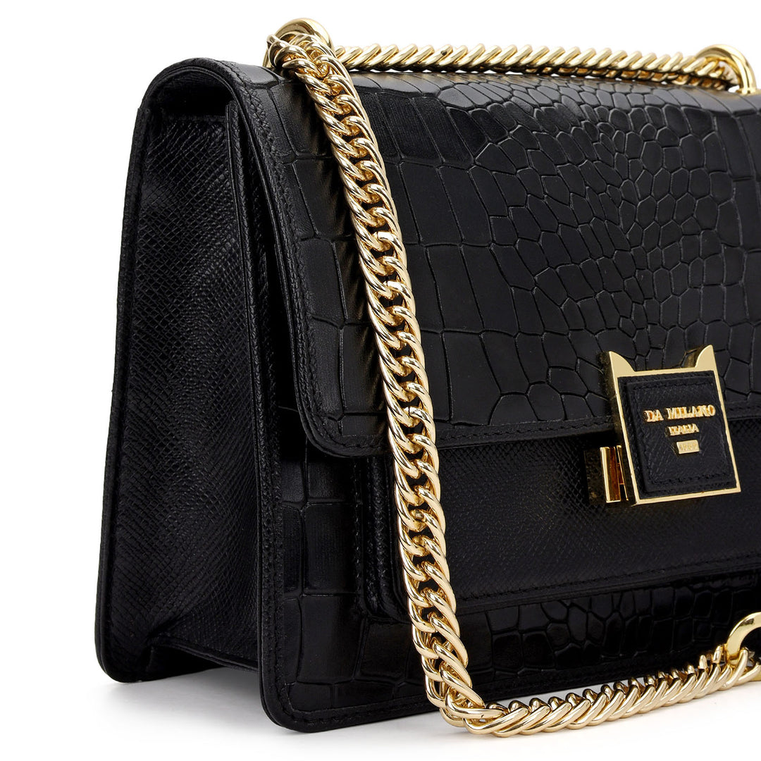 Classic Double Chain Bag (S) - Black