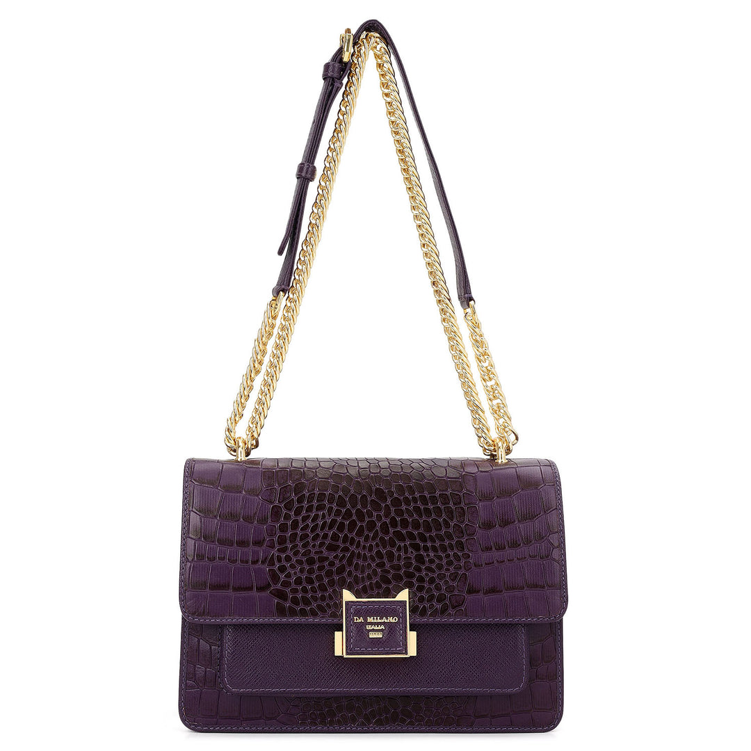 Classic Double Chain Bag (S) - Grapevine