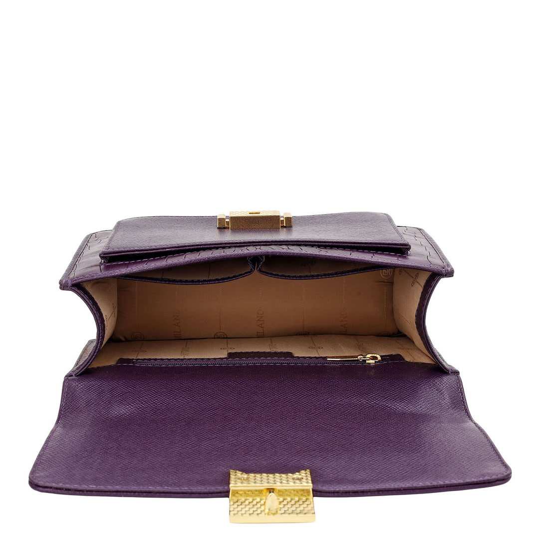 Classic Double Chain Bag (S) - Grapevine