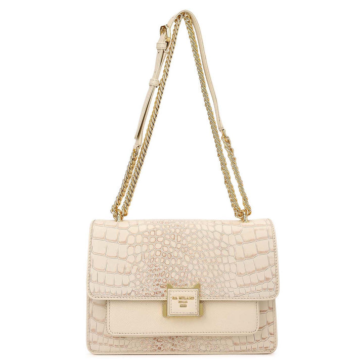 Classic Double Chain Bag (S) - Marshmallow