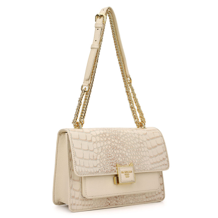Classic Double Chain Bag (S) - Marshmallow