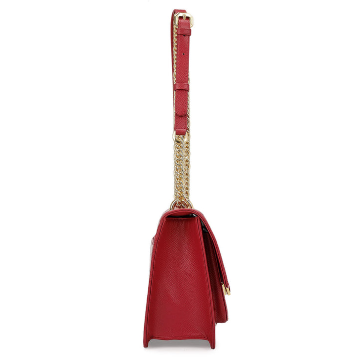 Classic Double Chain Bag (S) - Plumberry