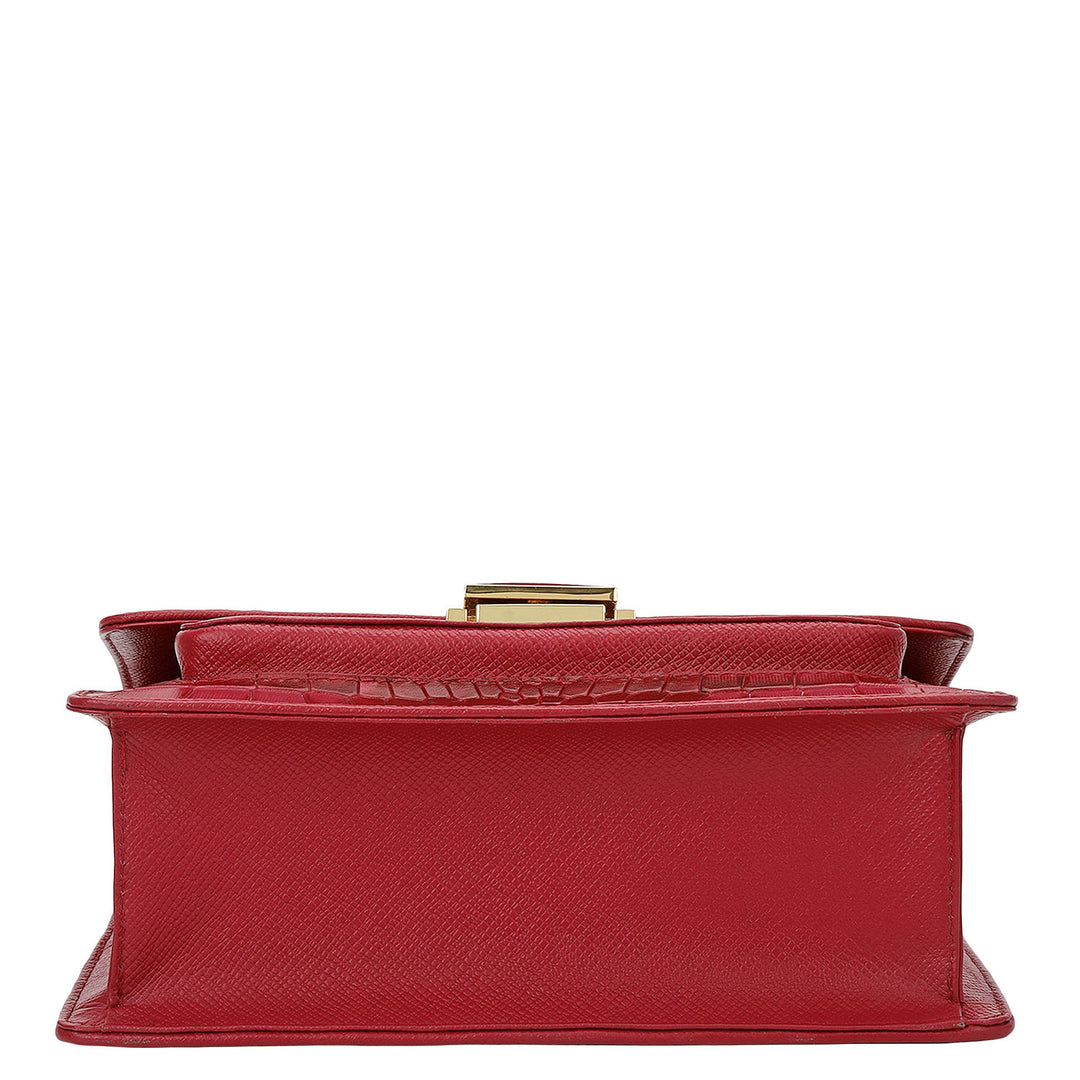 Classic Double Chain Bag (S) - Plumberry