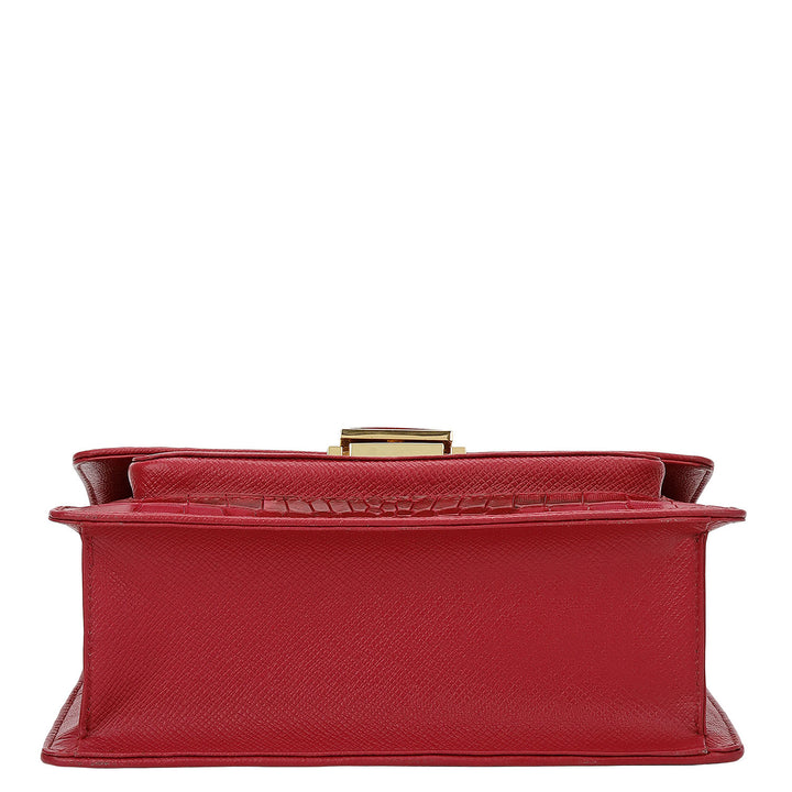 Classic Double Chain Bag (S) - Plumberry