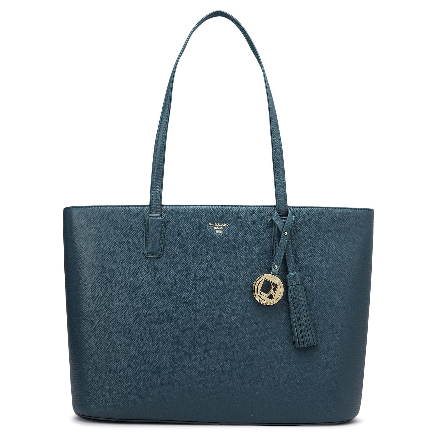 Large Franzy Leather Tote - Octane – Da Milano