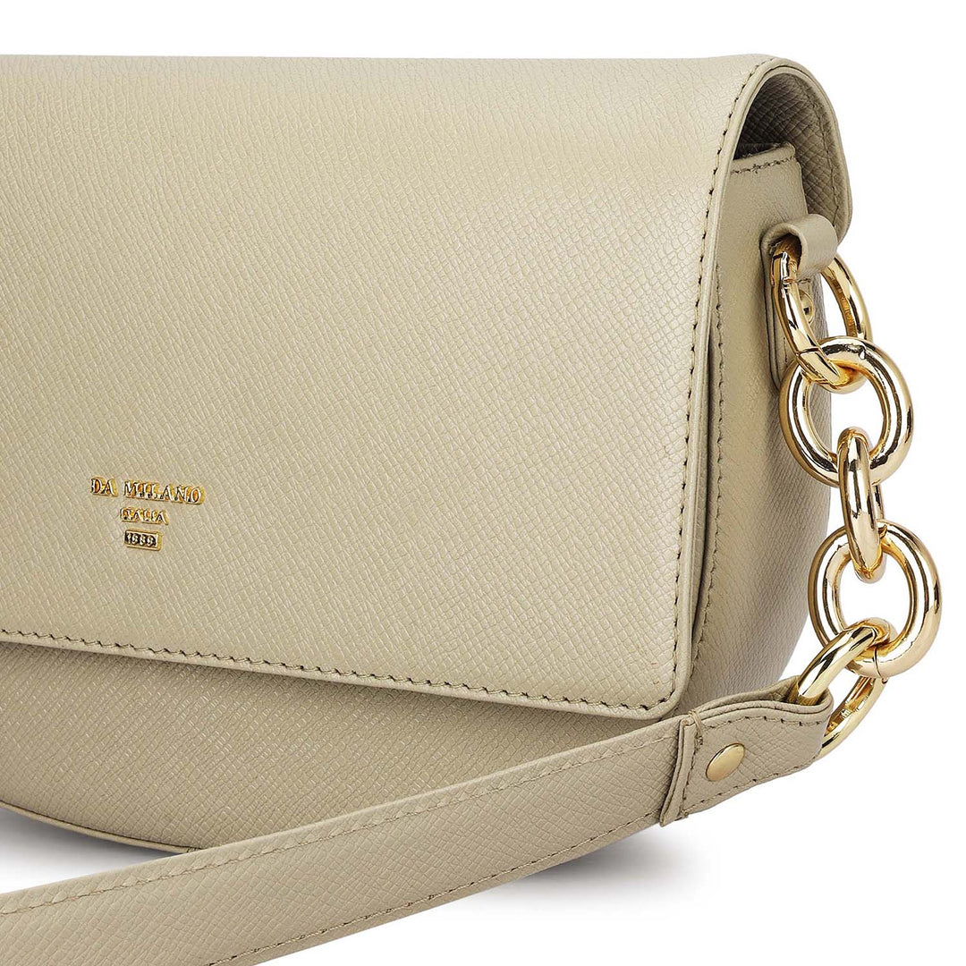 Small Franzy Leather Baguette - Lamb