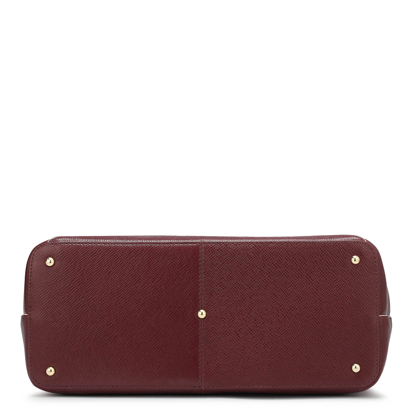 Medium Franzy Leather Tote - Blood Stone