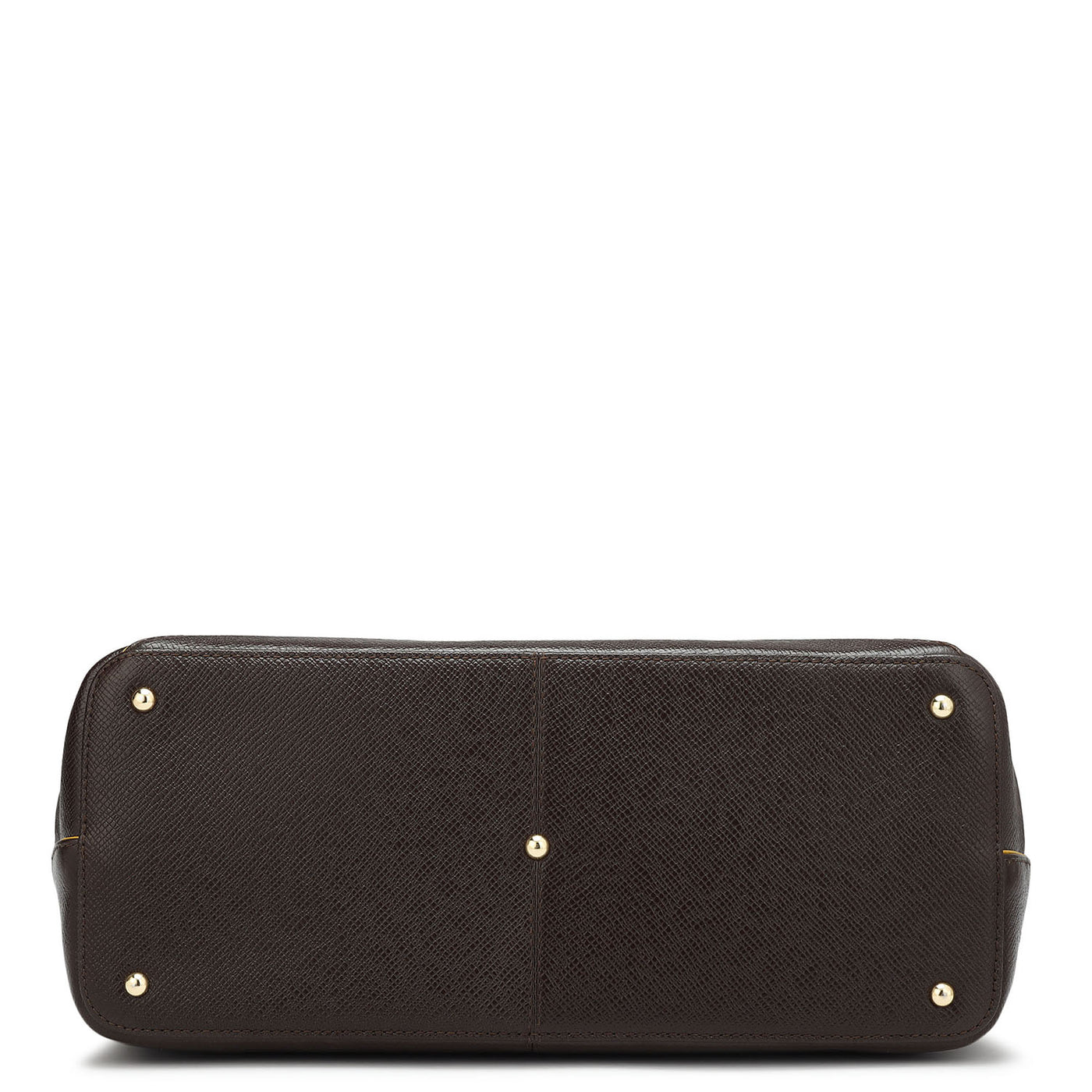 Medium Franzy Leather Tote - Chocolate