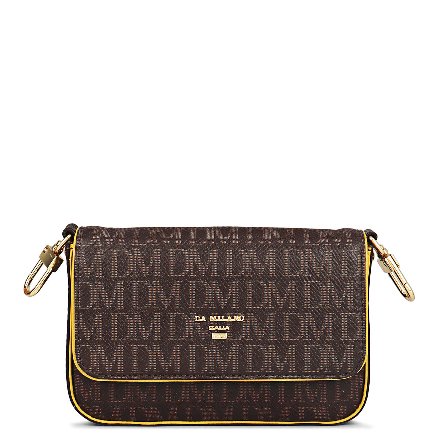 Monogram Franzy Leather Sling - Chocolate & Minion