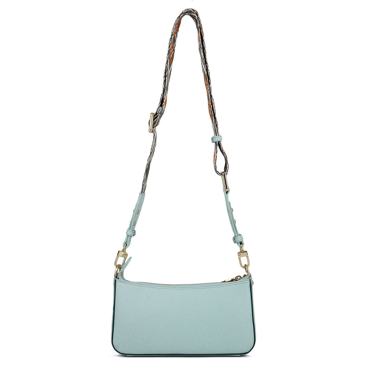 Monogram Franzy Leather Sling - Octane & Cloud Blue